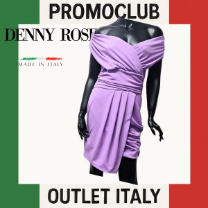 Рокля Denny Rose Jeans, размер 44, лилава, 95% полиестер, Италия